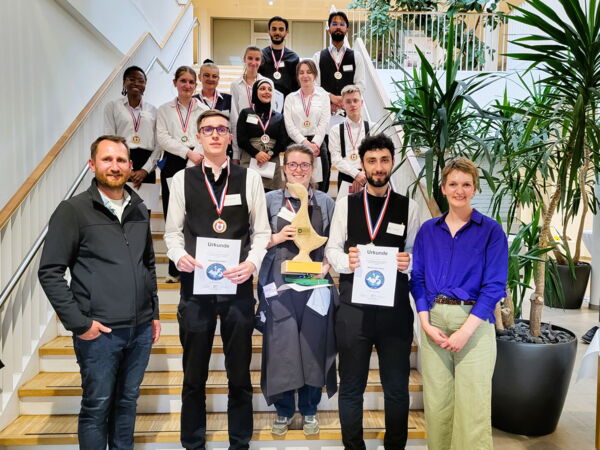 Siegerehrung des Serviceteams